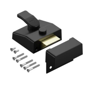 Cyl Rim Deadlocking Nightlatch Case Narrow Black (Per EACH)