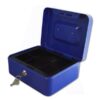 ASEC AS6102 Cash Box 250x90x200mm Blue (Per EACH)