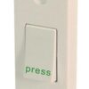 Press To Exit Switch Narrow White (Per EACH)