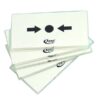 ASEC Spare Glass For Fire Point Switch 80x45 (Per PK 5)