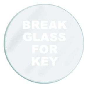 Fire Key Box Spare Glass (Per EACH)