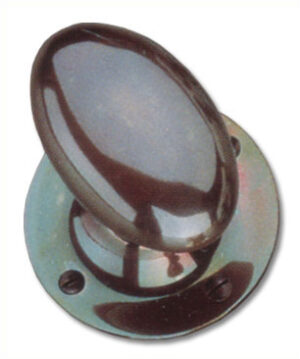 FRANK ALLART Oval Mortice Knob Furniture 59x40mm RBMA (Per SET)