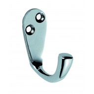 Single Robe Hook 51mm Polished Chrome (Per EACH)