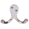 Double Robe Hook 64mm Polished Chrome (Per EACH)