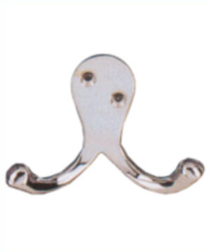 Double Robe Hook 64mm Polished Chrome (Per EACH)