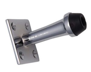 HERITAGE BRASS V1190-PC Door Stop Skirting/Wall (Sq Plate) 64mm CP (Per EACH)