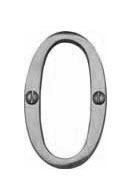 Numeral Face Fix 76mm No.0 Polished Chrome (Per EACH)