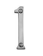 Numeral Face Fix 76mm No.1 Polished Chrome (Per EACH)