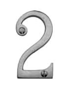 Numeral Face Fix 76mm No.2 Polished Chrome (Per EACH)