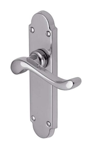 Savoy Lever Furniture Latch 170x41mm Polished Chrome (Per SET)
