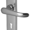 Windsor Lever Furniture Lock 152x41mm Polished Chrome (Per SET)