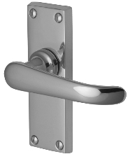 Windsor Lever Furniture Latch 119x40mm Polished Chrome (Per SET)