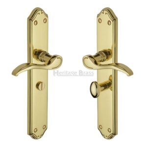 HERITAGE BRASS MM828-PB Verona Long Lever Furniture Bathroom PB (Per SET)