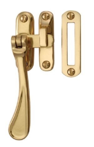 Casement Fastener C/W Mortice Plate Brass (Per EACH)