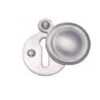 Escutcheon Key Covered 32mm Satin Chrome (Per EACH)