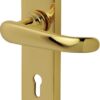 Windsor Lever Lock Furniture 154x40mm P/Brass (Per SET)