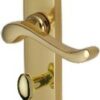 Bedford Lever Bathroom Furniture 154x40mm P/Brass (Per SET)