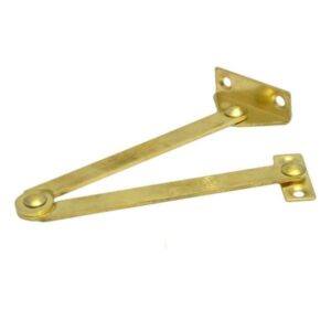 Flap/Desk Elbow Stay (Left Hand) 90mm Electro Brass (Per EACH)