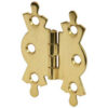 Butterfly Hinge 50mm Electro Brass (Per PAIR)