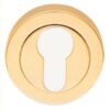CARLISLE BRASS AA1 Escutcheon Euro (50x10) Concealed Fixing PB (Per PAIR)