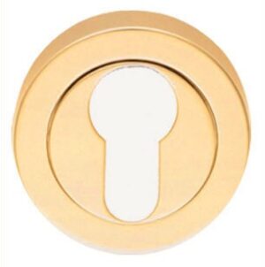 CARLISLE BRASS AA1 Escutcheon Euro (50x10) Concealed Fixing PB (Per PAIR)