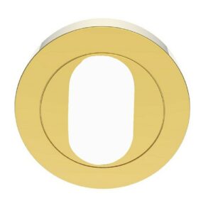 CARLISLE BRASS +AA2 Escutcheon Oval (50x10) Concealed Fixing PB (Per PAIR)