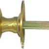 CARLISLE BRASS AA33 Rack Bolt Thumb Turn (Splined Spindle) PB (Per EACH)