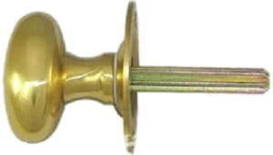 CARLISLE BRASS AA33 Rack Bolt Thumb Turn (Splined Spindle) PB (Per EACH)
