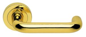 Studio H Lever On Rose Polished Brass (Per EACH)