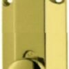 Flat Slide Bolt 102mm PB (Per EACH)