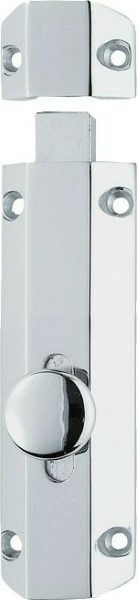 Flat Slide Bolt 102mm CP (Per EACH)