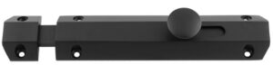 CARLISLE BRASS AQ82MB Flat Slide Bolt 152mm Matt Black (Per EACH)