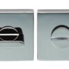 CARLISLE BRASS Thumb Turn & Release 52x10mm Square [5] CP (Per SET)