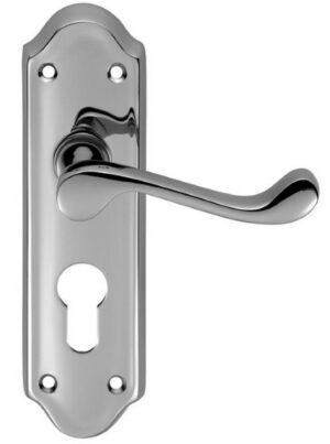 CARLISLE BRASS DL17YCP Ashtead Lever Furniture Euro CP (Per SET)