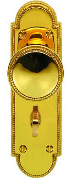 CARLISLE BRASS Beaded Knob Bathroom Set Polished Brass (Per SET)