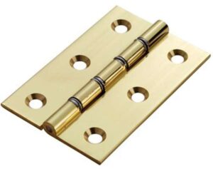 Solid Drawn Brass Hinge Dpbw 75x50x2.5 PB (Per HINGE)