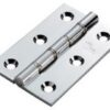Solid Drawn Brass Butt Hinge Dssw 3x2 CP (Per HINGE)