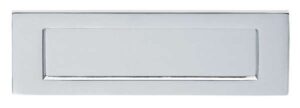 CARLISLE BRASS Letter Plate 12x4 Victorian Polished Chrome (Per EACH)
