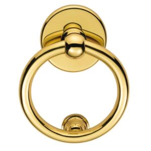 Door Knocker Ring 146mm Polished Brass (Per EACH)
