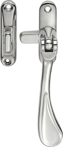 Casement Fastener C/W Hook/Plate Polished Chrome (Per EACH)