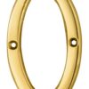 CARLISLE BRASS N0PVD Numeral 76mm No.0 Stainless Brass PVD (Per EACH)