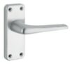 EUROSPEC SAA22 Lever Latch Furn 102x41mm Aluminium (Per SET)