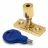 Locking Casement Stay Pin Polished Brass (Per EACH)