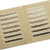 Brass 240 x 165mm Louvre Vent (Per EACH)