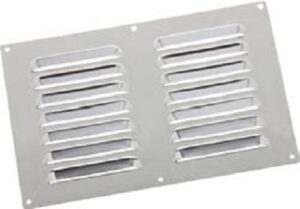 Aluminium 240 x 165mm Louvre Vent (Per EACH)