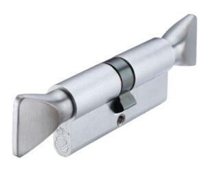 ZOO HARDWARE V5EP70TTSC Euro Double Turn Cylinder 70mm SCP (Per EACH)