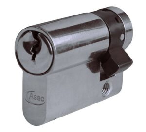 ASEC AS11876 Euro Single Cylinder Adjustable Cam 35/10mm NP (Per EACH)