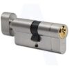 ASEC VT10046 Euro Cylinder & Turn 99mm NP/PB (Per EACH)