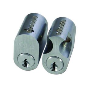 Scandinavian Cylinders Pair Satin Chrome (Per SET)