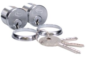 Threaded Cylinders Pair Satin Chrome (Per EACH)